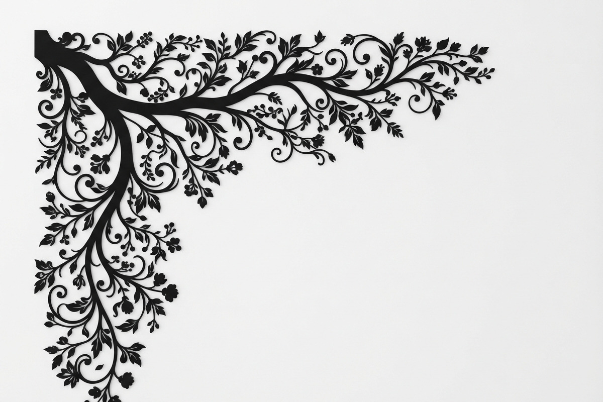 50 Tree Branch Corner Silhouette, a Decorative Illustration by Amazin_art (Photo 4 of 46)
