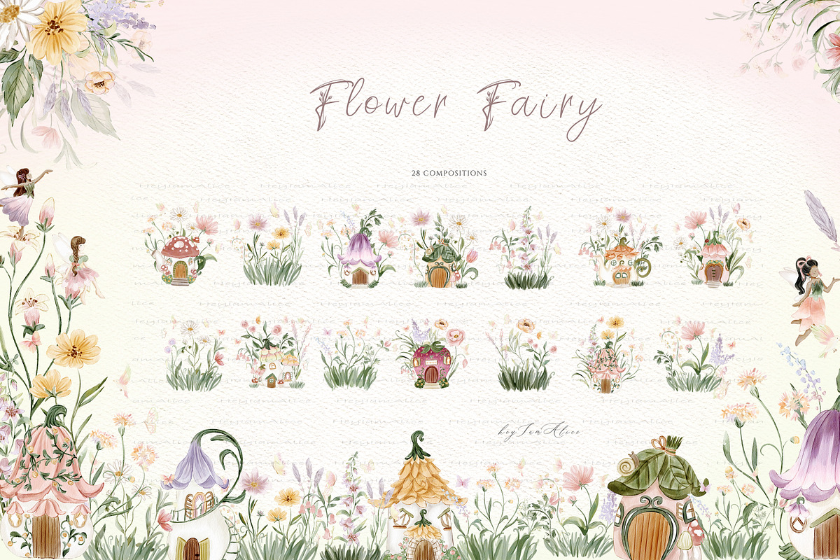 Flower Fairy, a Decorative Illustration by heyiamalice (Photo 7 of 15)