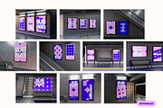 Subway Billboard Mockup Set, an Advertising Mockup by Mego-studio (Thumbnail 2 of 7)