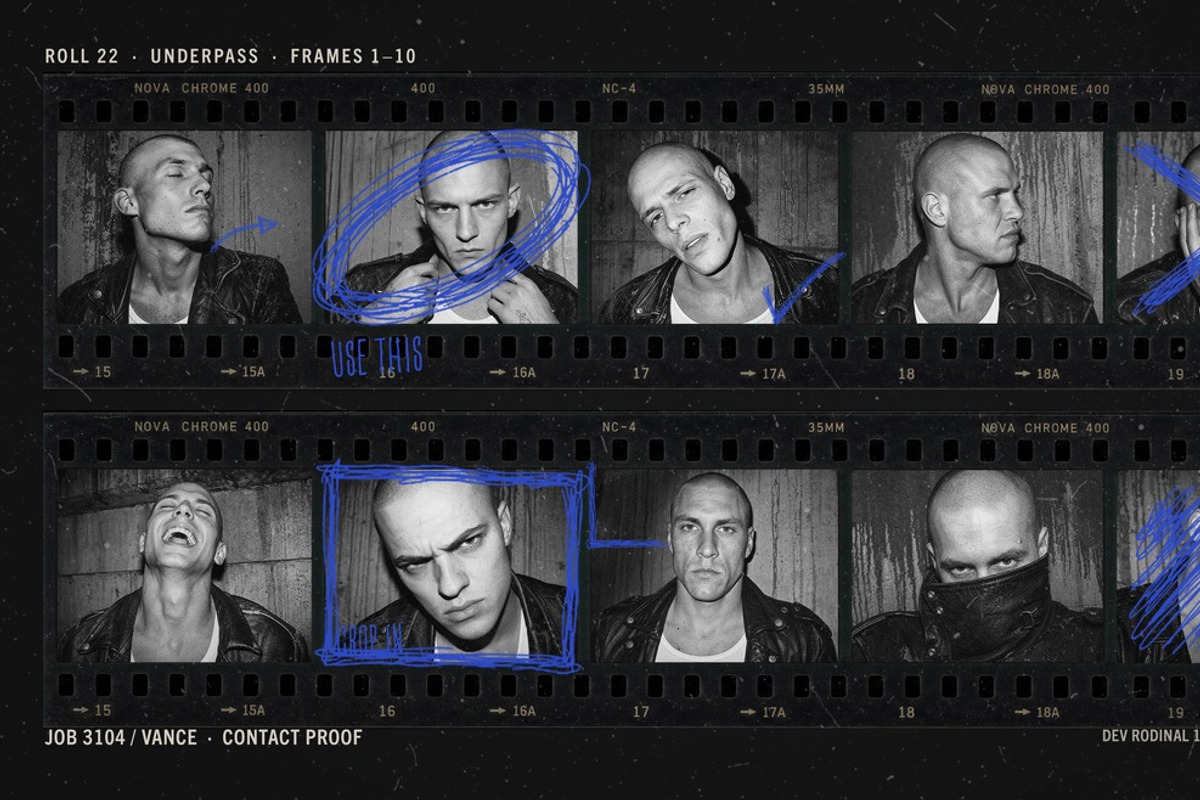 Grunge Contact Sheet Film Strip, a Social Media Template by DesignerCandies (Photo 2 of 3)