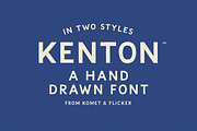 Kenton - A Hand-drawn Font, a Sans Serif Font by Komet & Flicker (Thumbnail 1 of 12)