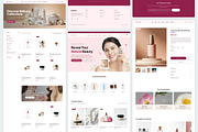 Beauty Ecommerce Website Template, a Landing Page Template by Font Kingdom (Thumbnail 4 of 5)