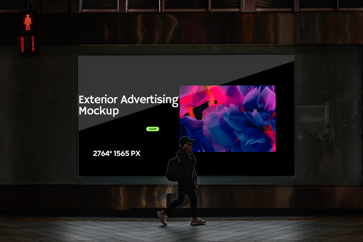 Exterior Digital Screen Mockup, an Advertising Mockup by GearShift (Photo 2 of 5)