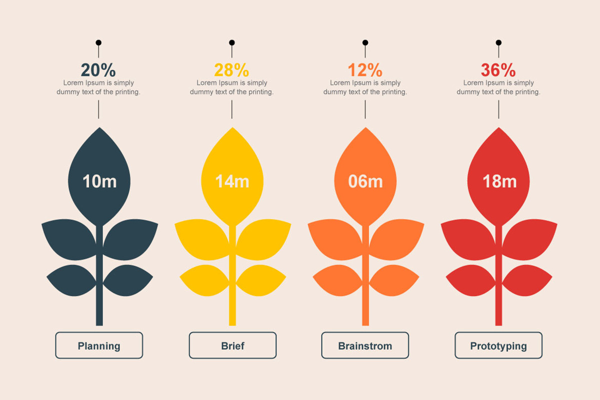 Tree Infographics Elements Bundle, an Object Graphic by ContestDesign