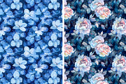Floral Seamless Patterns Set, a Pattern Graphic by Bubert Art (Thumbnail 6 of 6)