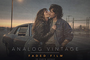 Faded Film Photo Effect Template, a Social Media Template by DesignerCandies (Thumbnail 1 of 3)