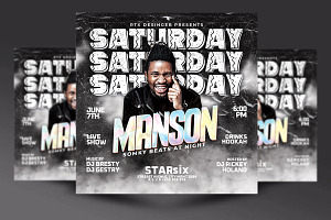 Artist DJ Flyer, a Flyer Template by RTXdesinger99
