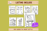 Halloween Classroom & Craft Bundle, a Seasonal Illustration by Annyillustration (Thumbnail 5 of 11)