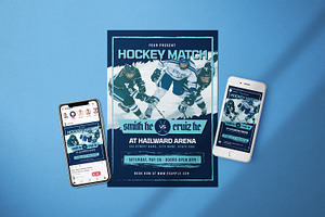 Hockey Match - Flyer Media Kit