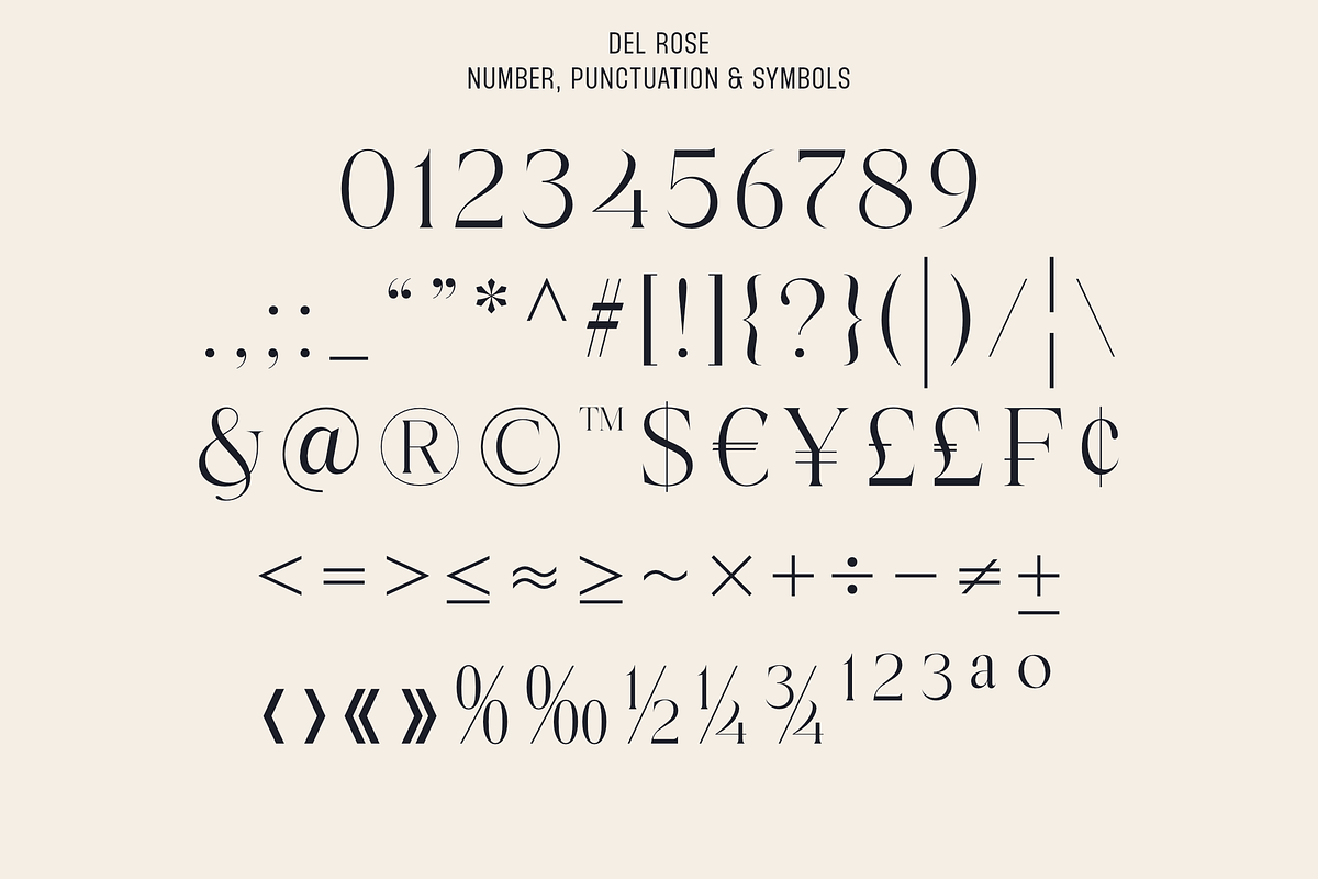 Del Rose, a Serif Font by Sign Studio (Photo 15 of 15)