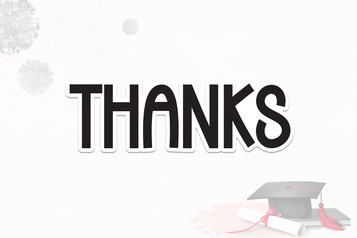 Happy Graduation | Script Font, a Script Font by Scratchones (Photo 8 of 8)