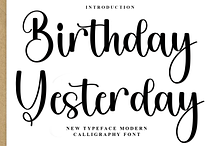 Birthday Yesterday