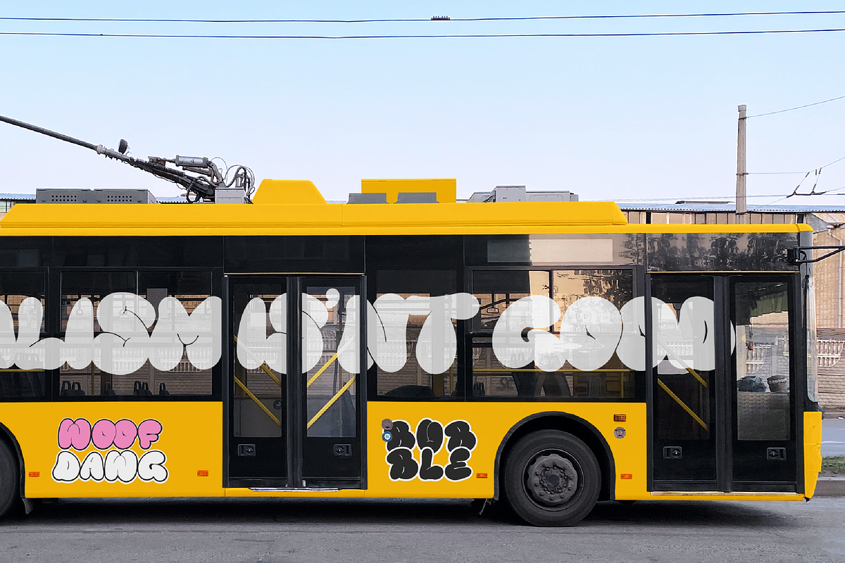 Woof Dawg | Bubble Graffiti, a Handwritten Font by Denustudios (Photo 10 of 15)