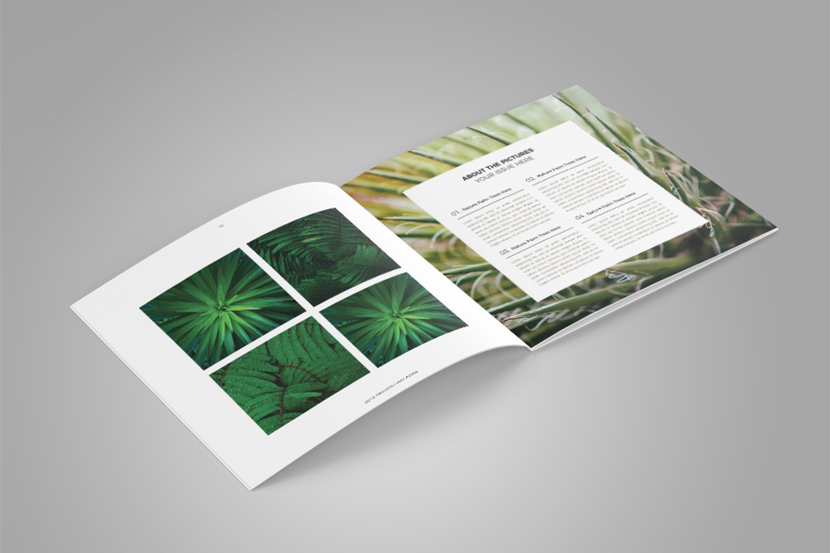 Square Magazine Template, a Magazine Template by MA-KING_ART (Photo 5 of 8)