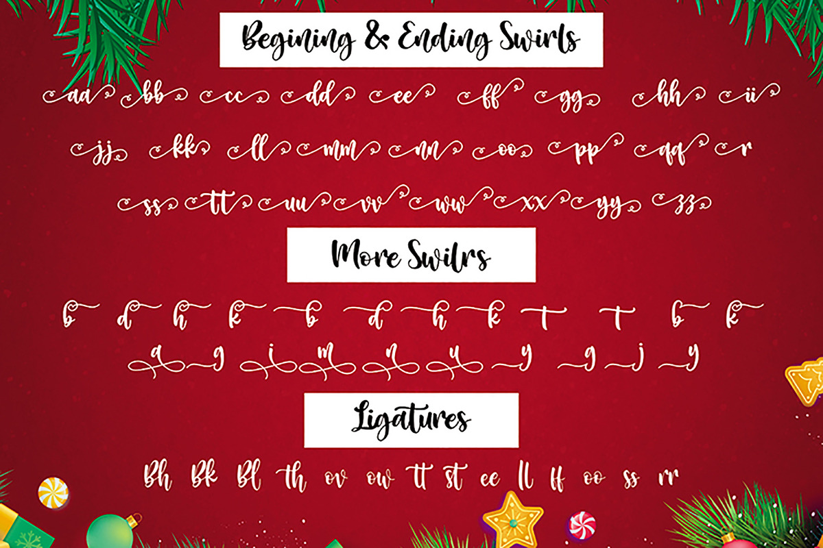 Melody Christmas, a Script Font by Mozatype (Photo 13 of 14)