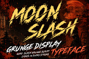 MoonSlash - Raw Cuts Typeface, a Handwritten Font by HypeWorksCo (Thumbnail 1 of 14)