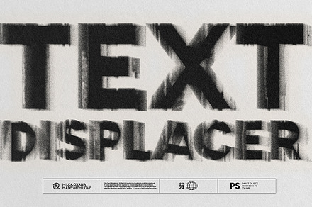 Text Displacer Effect, a Layer Style Add-On by Milka