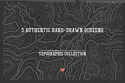 Authentic topographic collection, a Background Graphic by Digithings (Thumbnail 3 of 8)