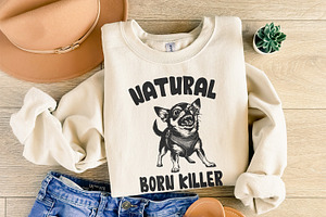 Born Killer Chihuahua PNG Clipart