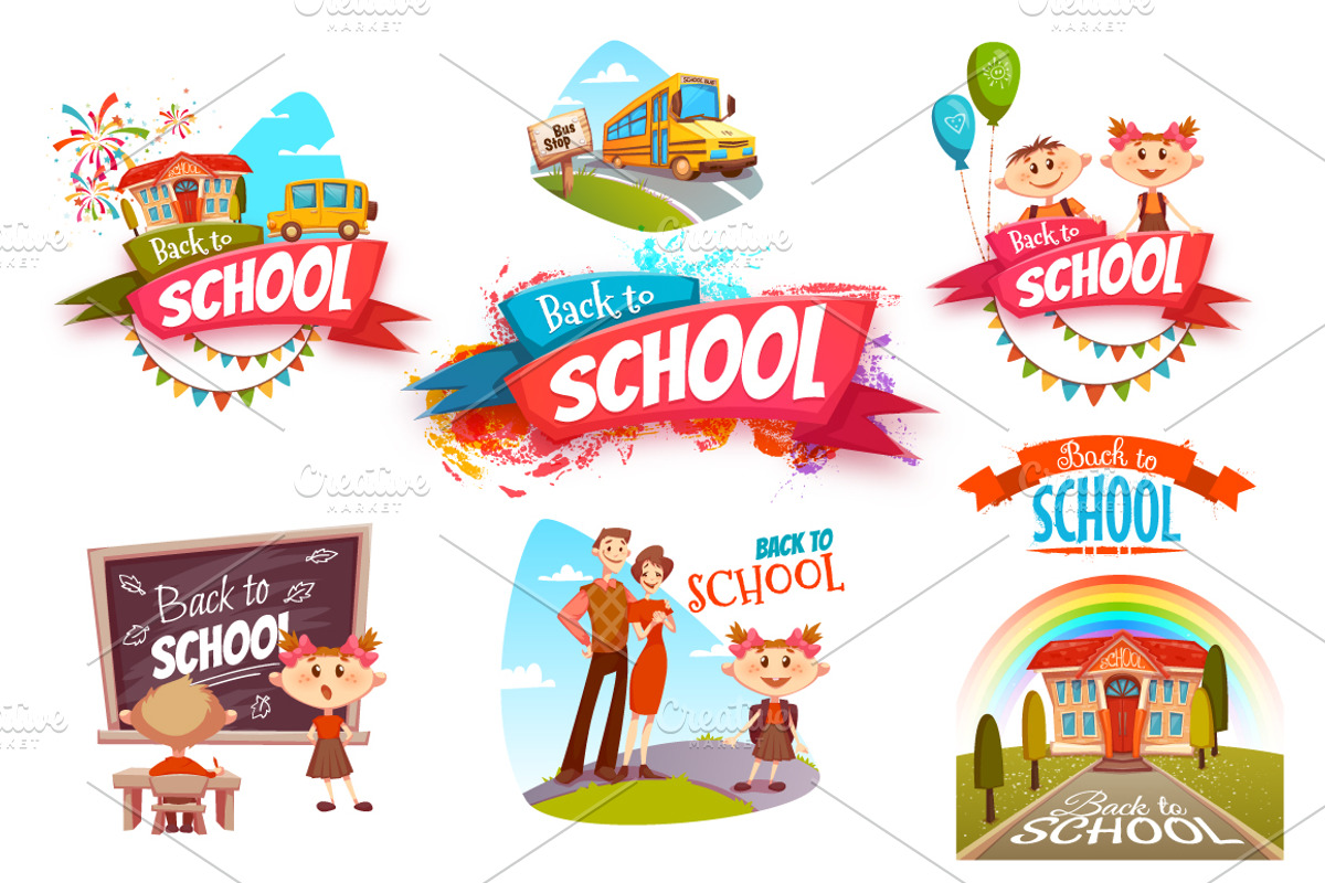 Back to school, an Education Illustration by Cattleya