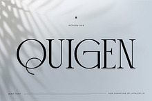 Quigen Serif Font