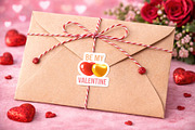 Valentine's Day Stickers Set, a Decorative Illustration by Vector beauty (Thumbnail 5 of 6)