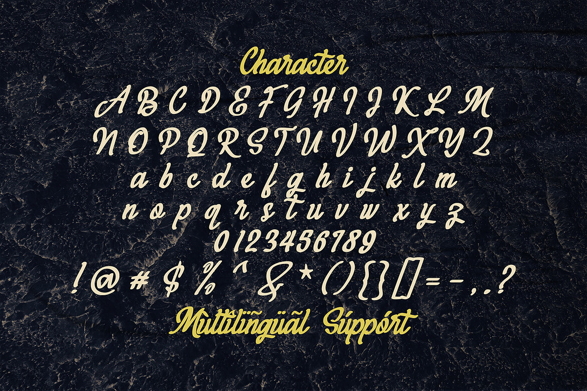Megahunt - Brush Script Font, a Script Font by StringLabs (Photo 12 of 13)