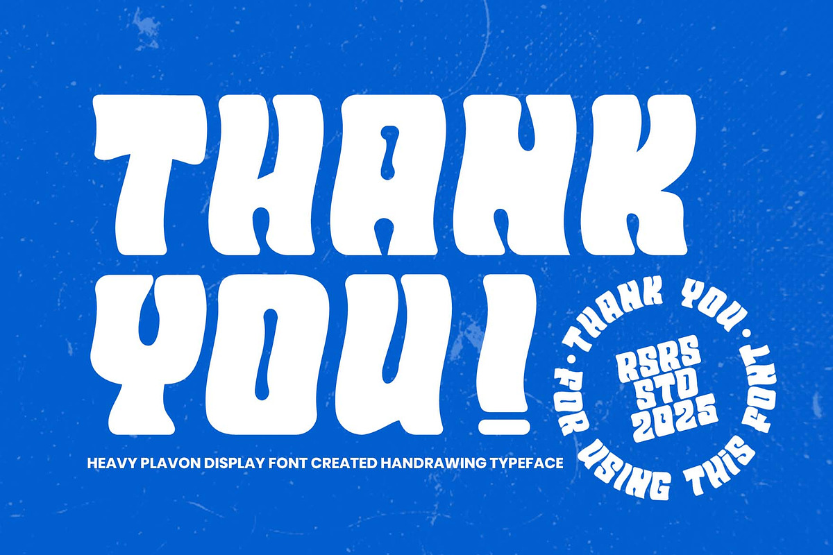 Heavy Plavon Font, a Sans Serif Font by Rasiorise Studio (Photo 12 of 12)