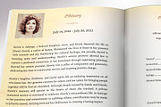 Golden Victorian Funeral Program, a Brochure Template by Four C Graphic (Thumbnail 4 of 5)