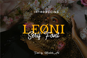 Leoni | Modern Serif Font, a Serif Font by Muntab_Art (Thumbnail 1 of 7)