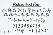 Modern Hand Flow, a Handwritten Font by Aura Typeface (Thumbnail 2 of 6)