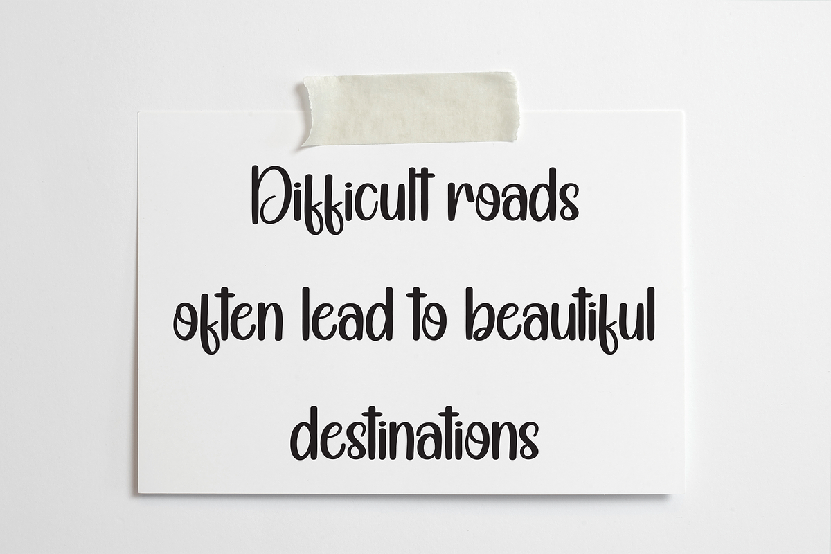 Romantic Comedy | Script Font, a Handwritten Font by Scratchones (Photo 2 of 8)