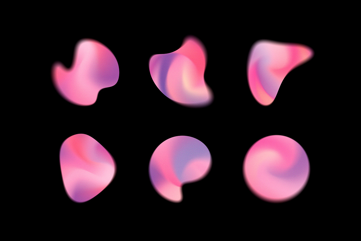 Chroma Gradient Shapes Collection, a Texture Graphic by pixelbuddha.net (Photo 14 of 21)