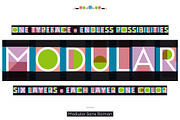 Modular Typeface, a Sans Serif Font by Letterwerk (Thumbnail 2 of 15)