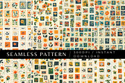 12 Cheery Floral Stamps Patterns, a Pattern Graphic by Inknfolly (Thumbnail 1 of 7)
