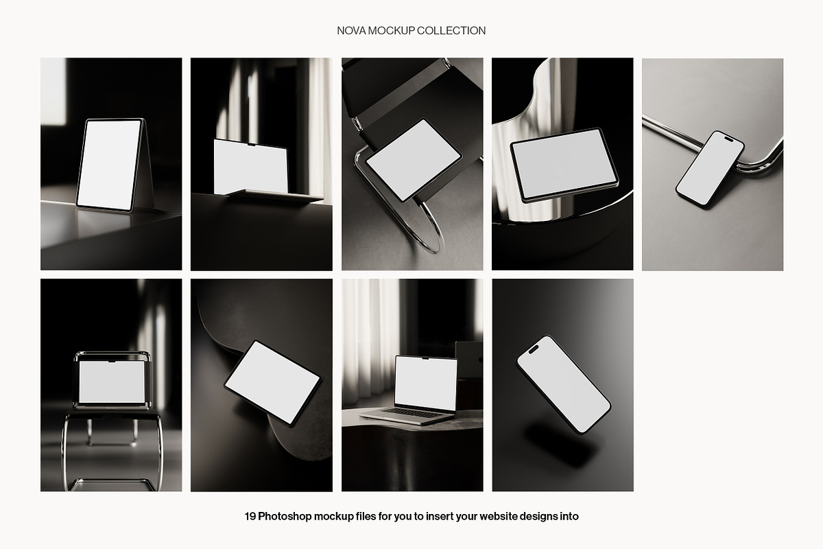 19 iPhone, iPad, MacBook Mockups, an iPhone Mockup by Moyo Studio (Photo 8 of 8)