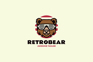 Mascot Modern Bear Logo Design, a Branding & Logo Template by Artnivora.Std