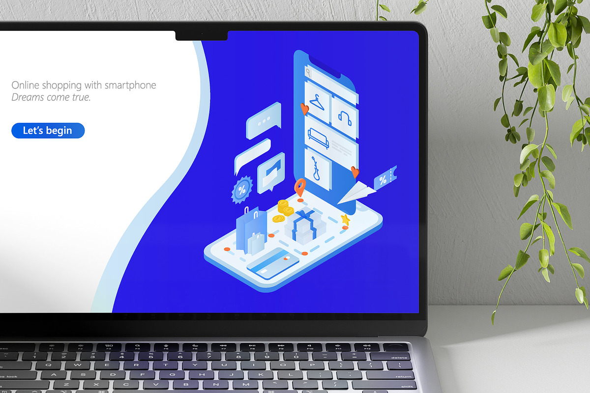 Online shopping concept, a Technology Illustration by Good Studio (Photo 3 of 3)