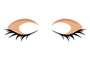 Anime Style Vector Set of Flat Eyes., a Person Illustration by Gomolach (Thumbnail 25 of 25)