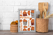Watercolor Potato Illustration Bundl, an Illustration by Andre_Eva (Thumbnail 4 of 11)