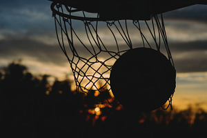 Basketball stock picture