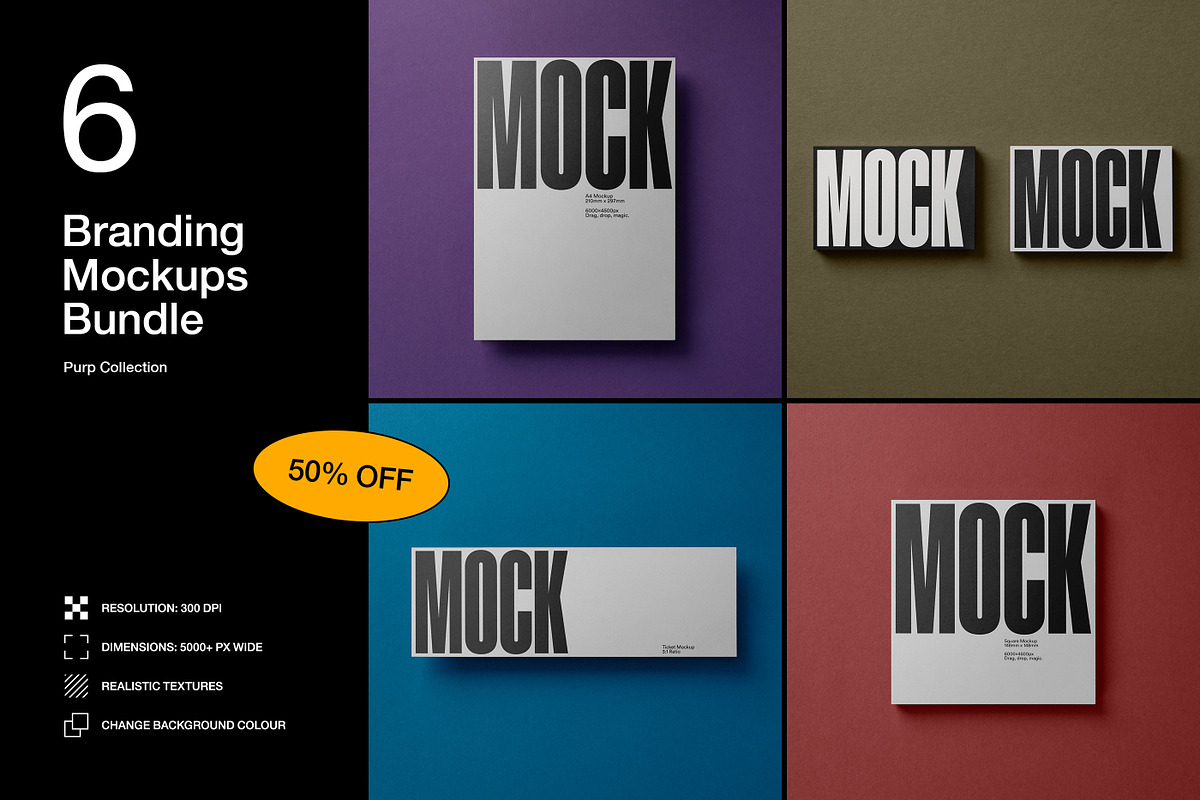 6 Branding Mockups Bundle Kit, a Product Mockup by MockMock Mockups (Photo 9 of 12)