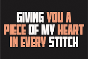 Crochets - Condensed Display Font, a Sans Serif Font by Pian45 Studio (Thumbnail 3 of 8)