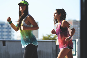 Jogging in the city