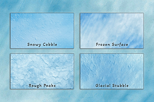 10 Ice Textures, Frozen Overlays