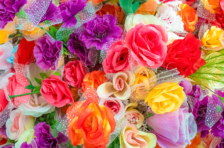Beautiful bunch of flowers. Nature and Decor concept. Valentines, a Nature Photo by Ministocker