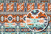 3 Geometric Boho Aztec Patterns, a Pattern Graphic by tomuato (Thumbnail 3 of 4)