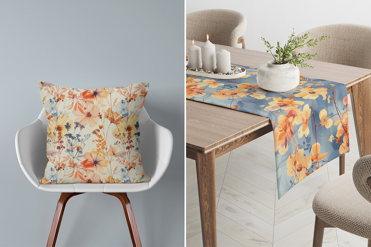 Wildflower Meadow Floral Patterns, a Pattern Graphic by Ninterints (Photo 16 of 19)