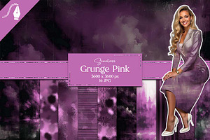 Grunge Light Pink Seamless Textures