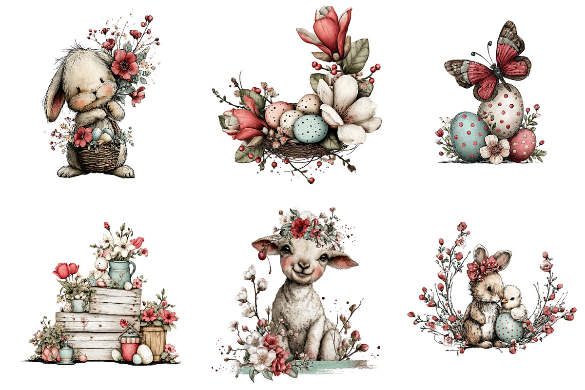 Spring Easter Bundle, an Illustration by Design Market (Photo 3 of 3)